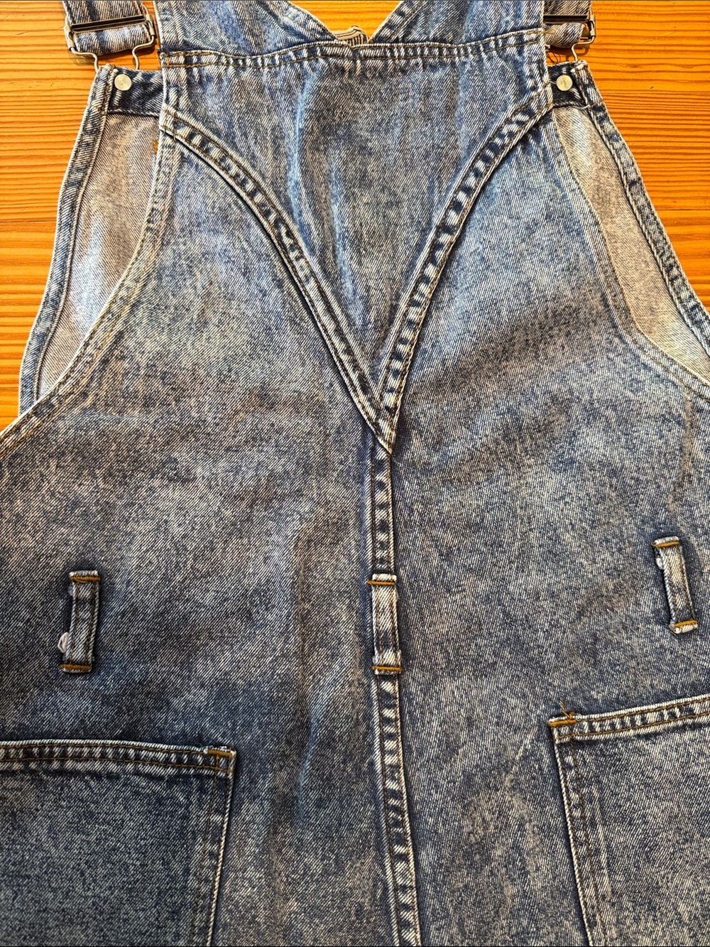 Sz L Jean Overalls Jumpsuit - Blue